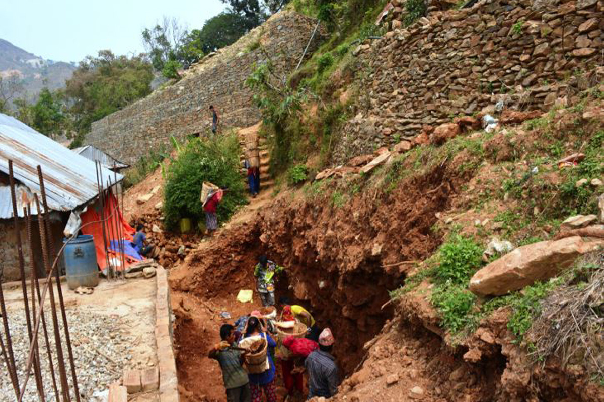 जनता माध्यामिक विद्यालय निर्माण हुँदै